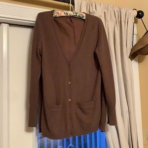 Garnet Hill Cashmere/silk cardigan